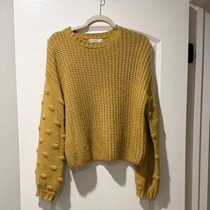 moon & madison Mustard Knit Sweater